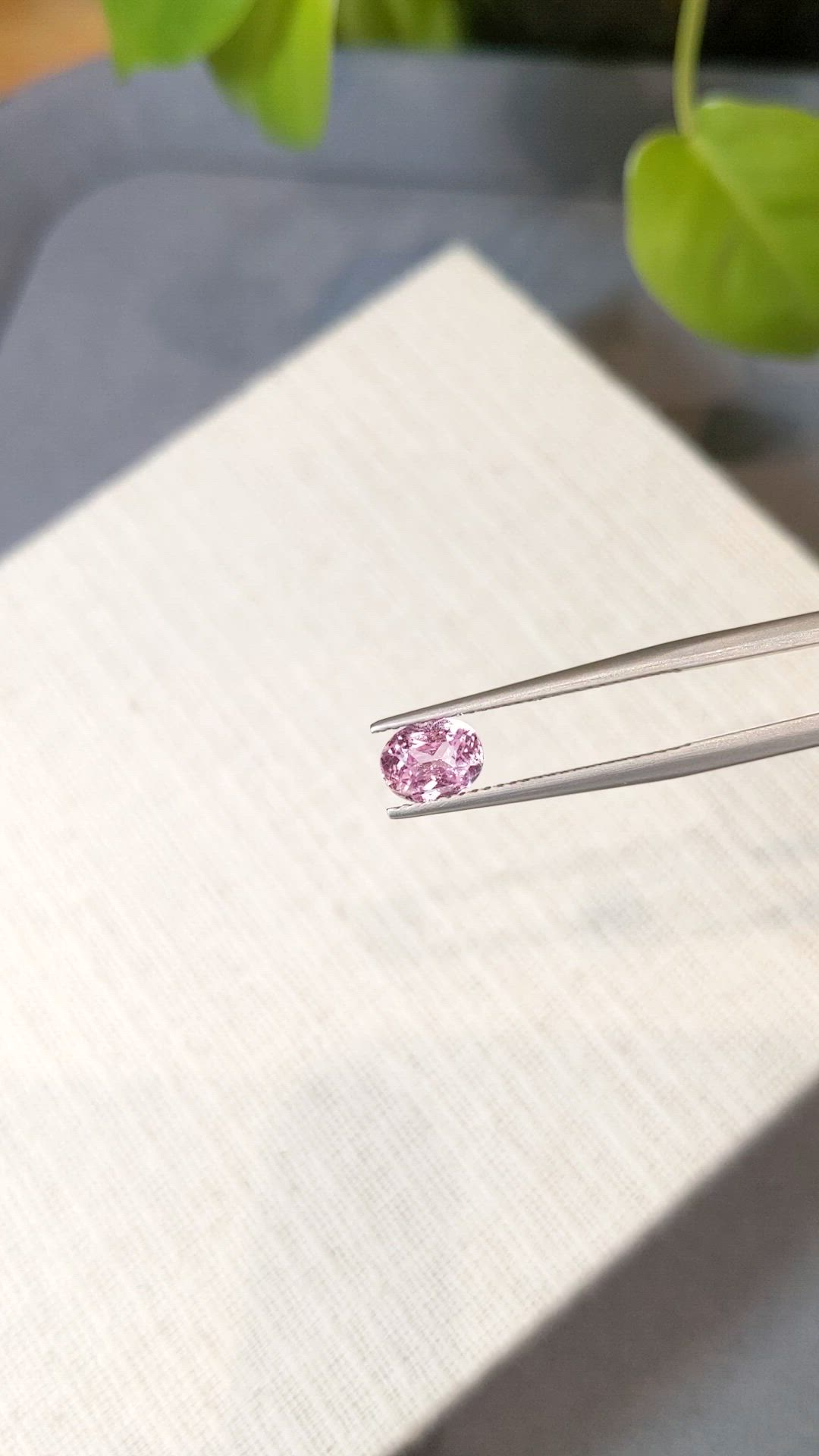 1.31 Ct. Pink Sapphire from Ceylon (Sri Lanka) Size Video