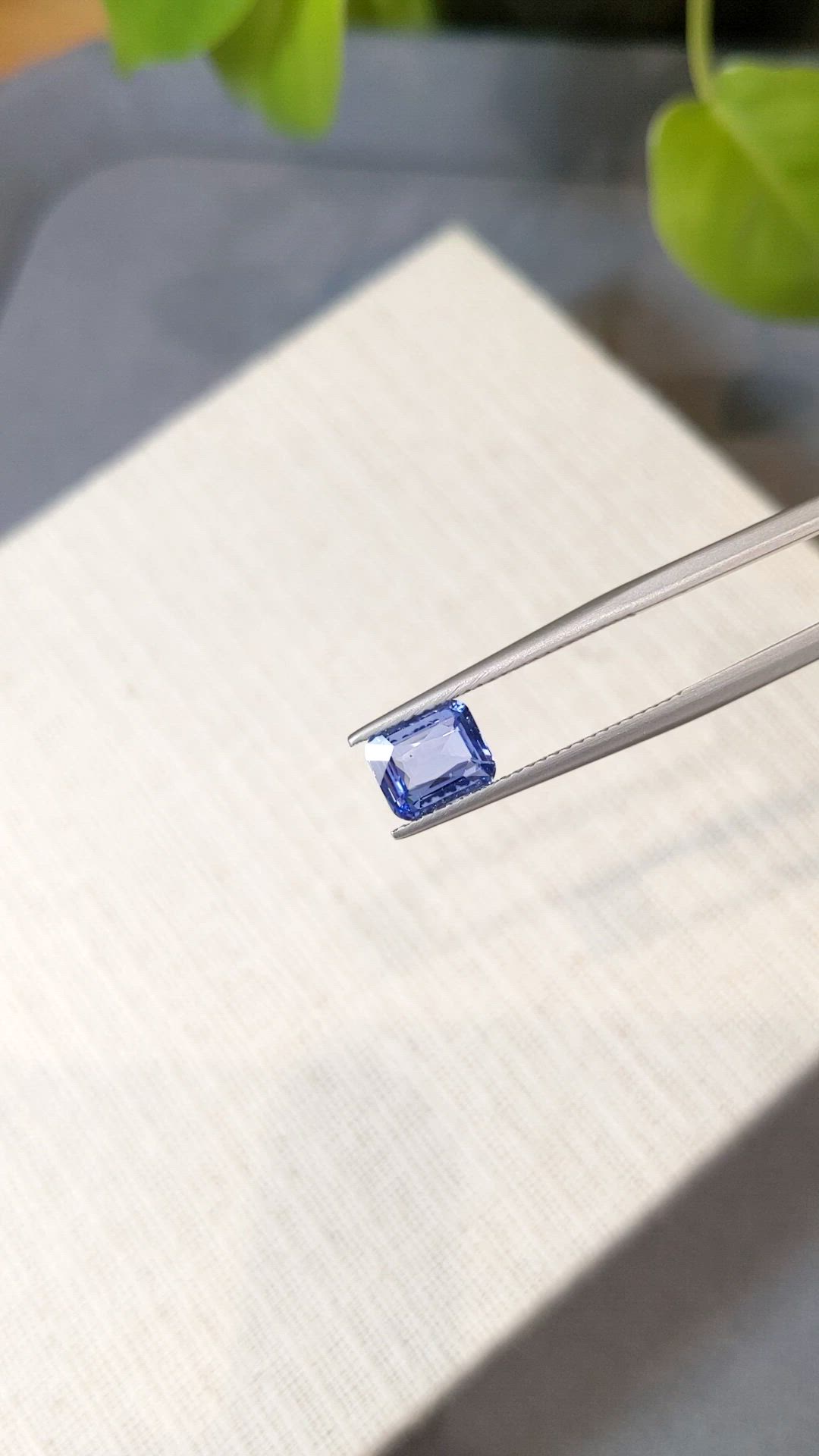 1.56 Ct. Blue Sapphire from Ceylon (Sri Lanka) Size Video