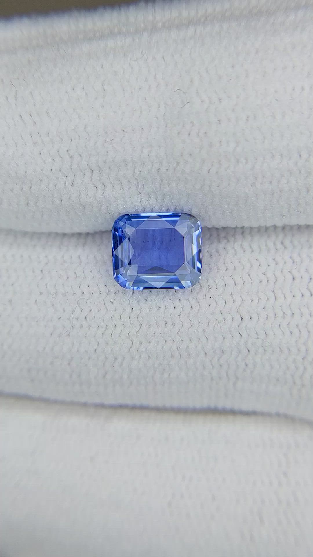 1.56 Ct. Blue Sapphire from Ceylon (Sri Lanka) Size Video
