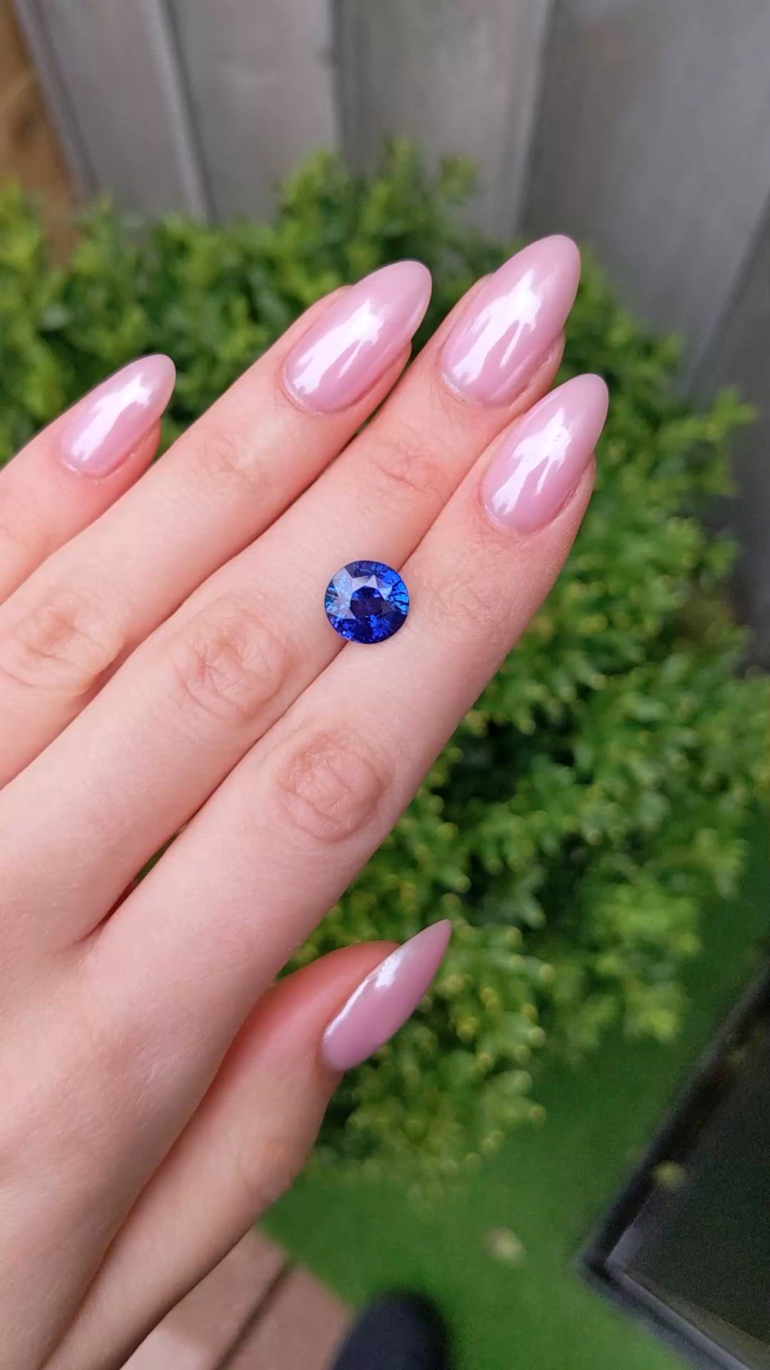 5.09 Ct. Blue Sapphire from Ceylon (Sri Lanka) Size Video