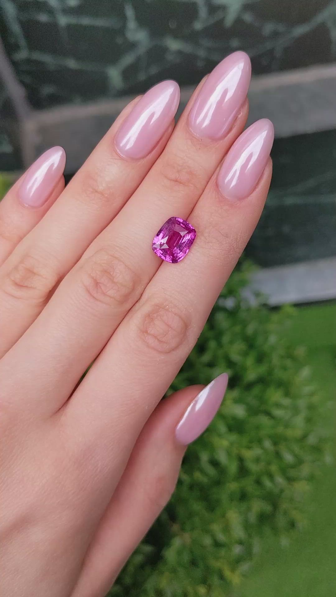 5.08 Ct. Pink Sapphire from Madagascar Size Video