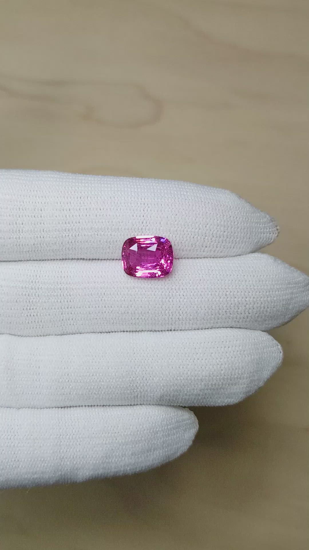 5.08 Ct. Pink Sapphire from Madagascar Size Video