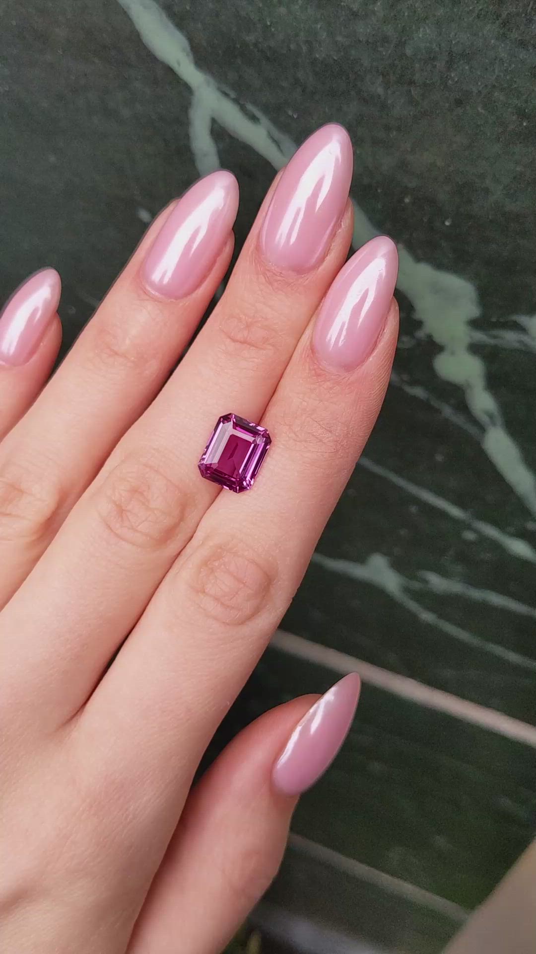 5.02 Ct. Pink Sapphire from Madagascar Size Video