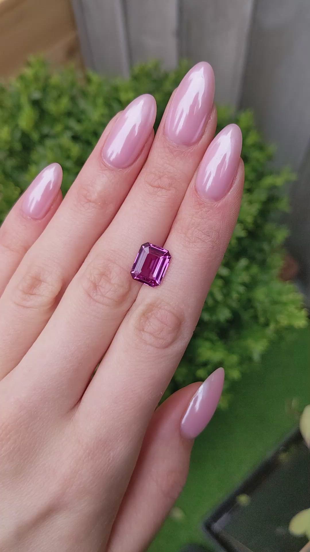 5.02 Ct. Pink Sapphire from Madagascar Size Video