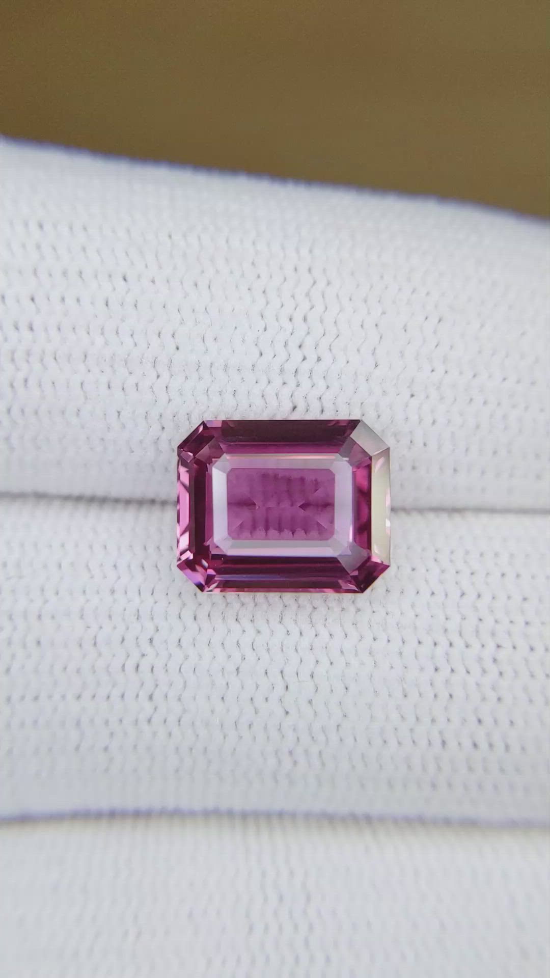 5.02 Ct. Pink Sapphire from Madagascar Size Video