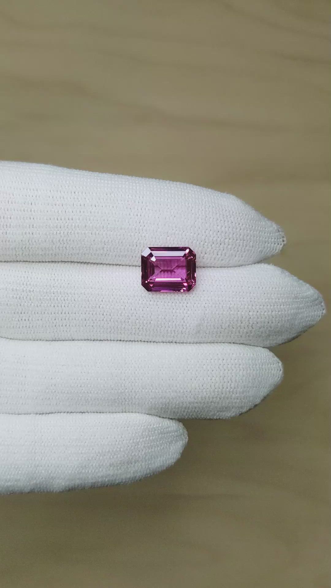 5.02 Ct. Pink Sapphire from Madagascar Size Video