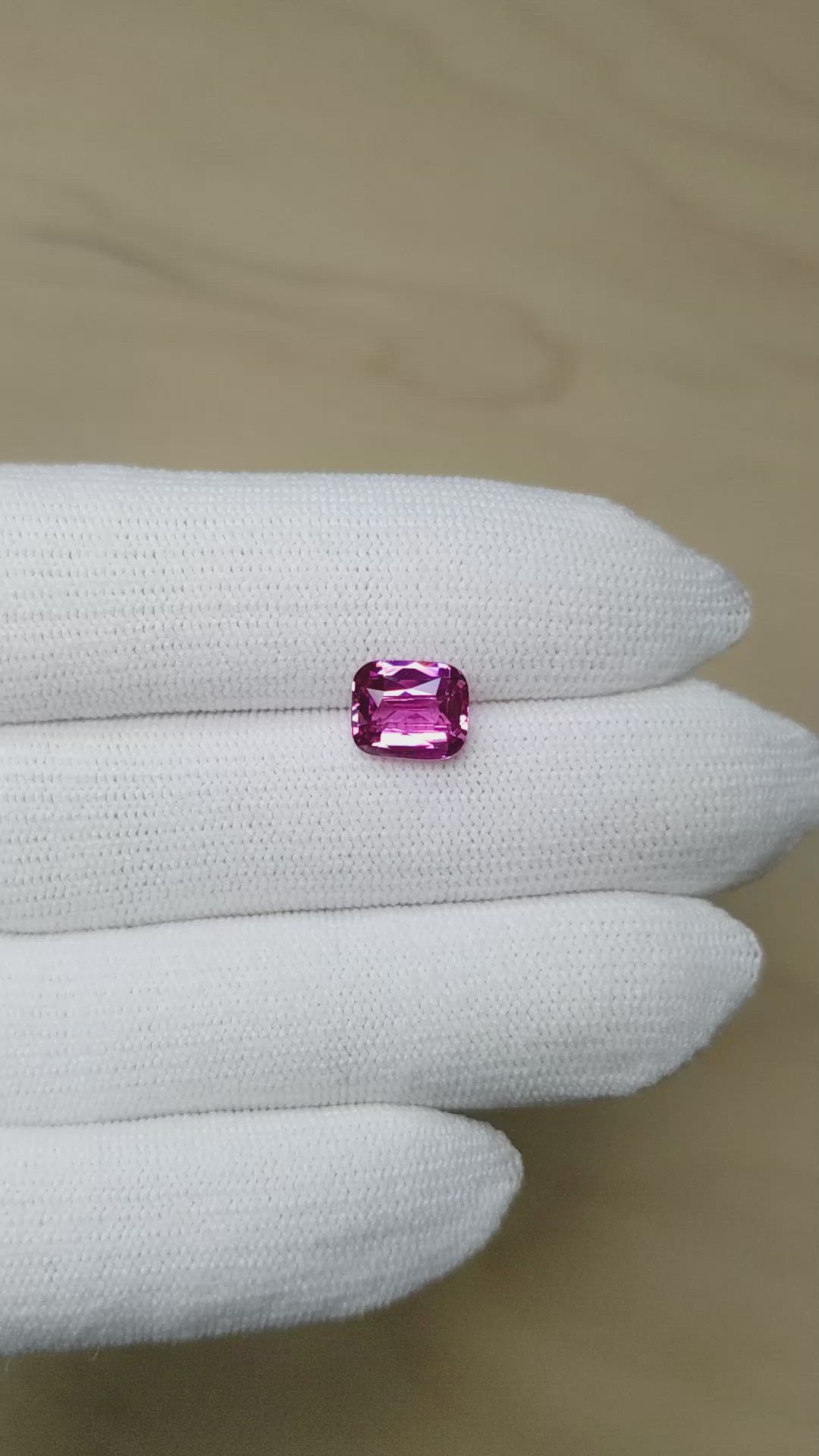 3.08 Ct. Pink Sapphire from Madagascar Size Video