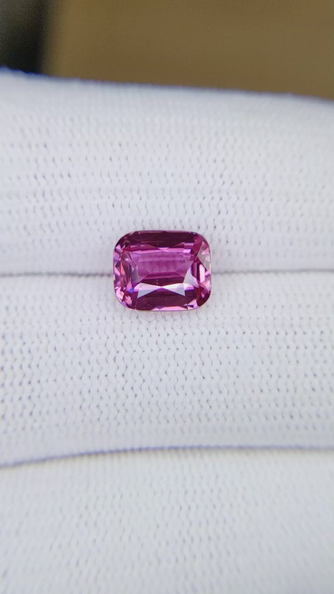 3.08 Ct. Pink Sapphire from Madagascar Size Video
