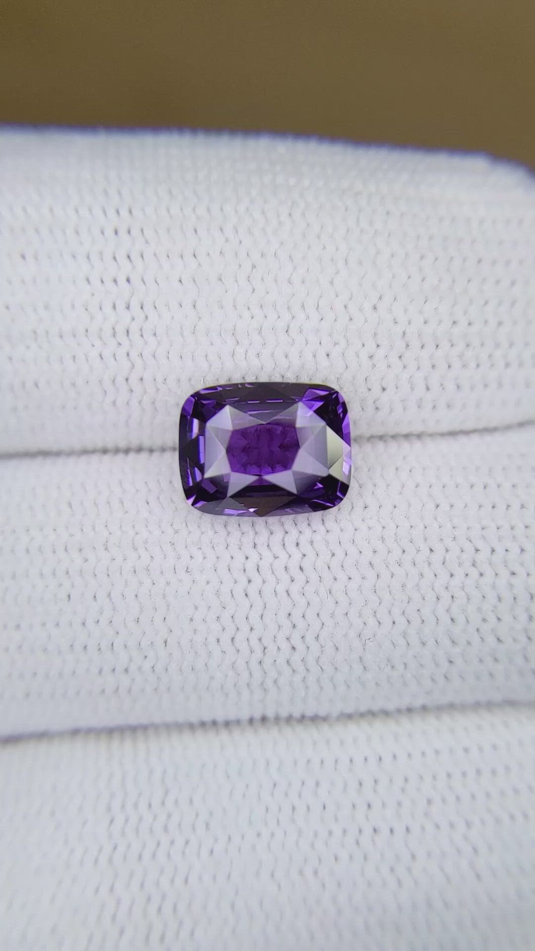 3.05 Ct. Purple Sapphire from Madagascar Size Video