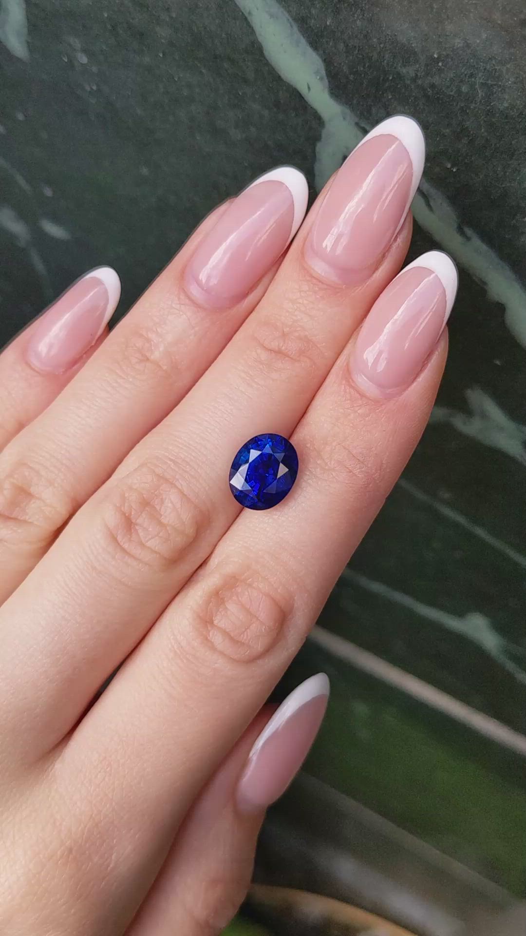 6.01 Ct. Blue Sapphire from Ceylon (Sri Lanka) Size Video