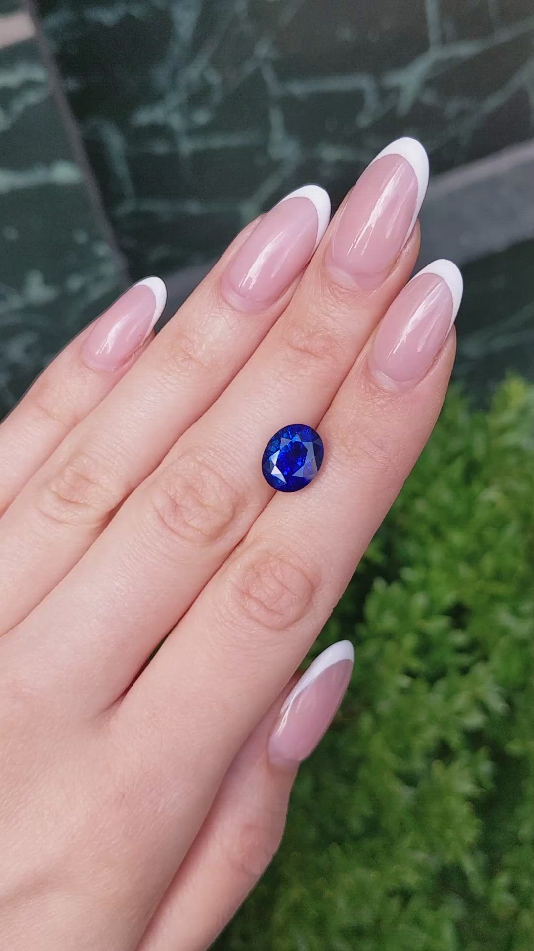 6.01 Ct. Blue Sapphire from Ceylon (Sri Lanka) Size Video