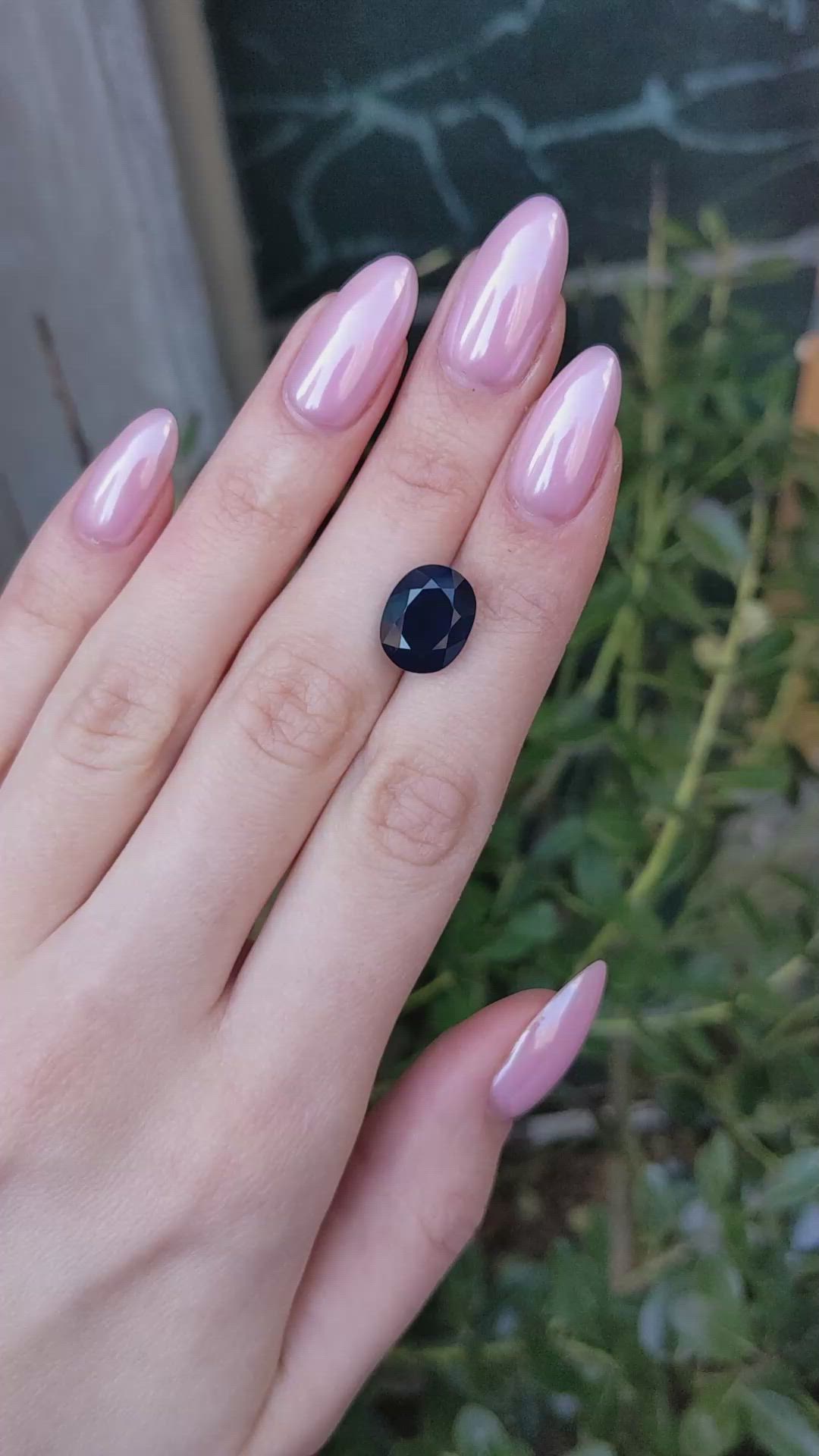 7.98 Ct. Blue Sapphire from Ceylon (Sri Lanka) Size Video