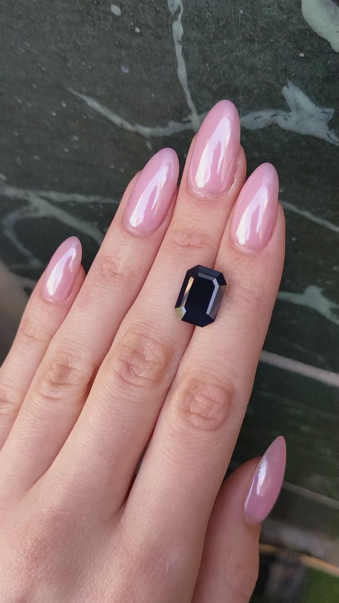 8.06 Ct. Blue Sapphire from Ceylon (Sri Lanka) Size Video