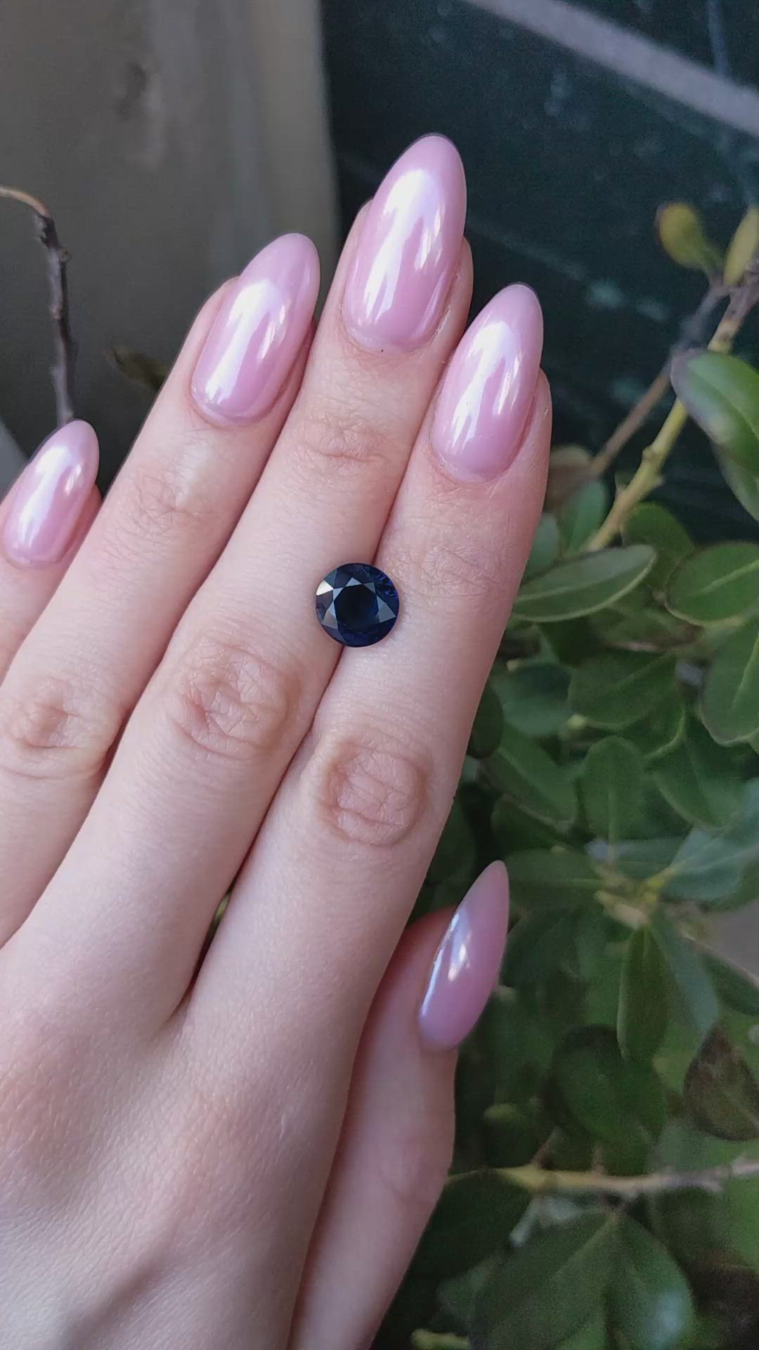 4.17 Ct. Blue Sapphire from Ceylon (Sri Lanka) Size Video