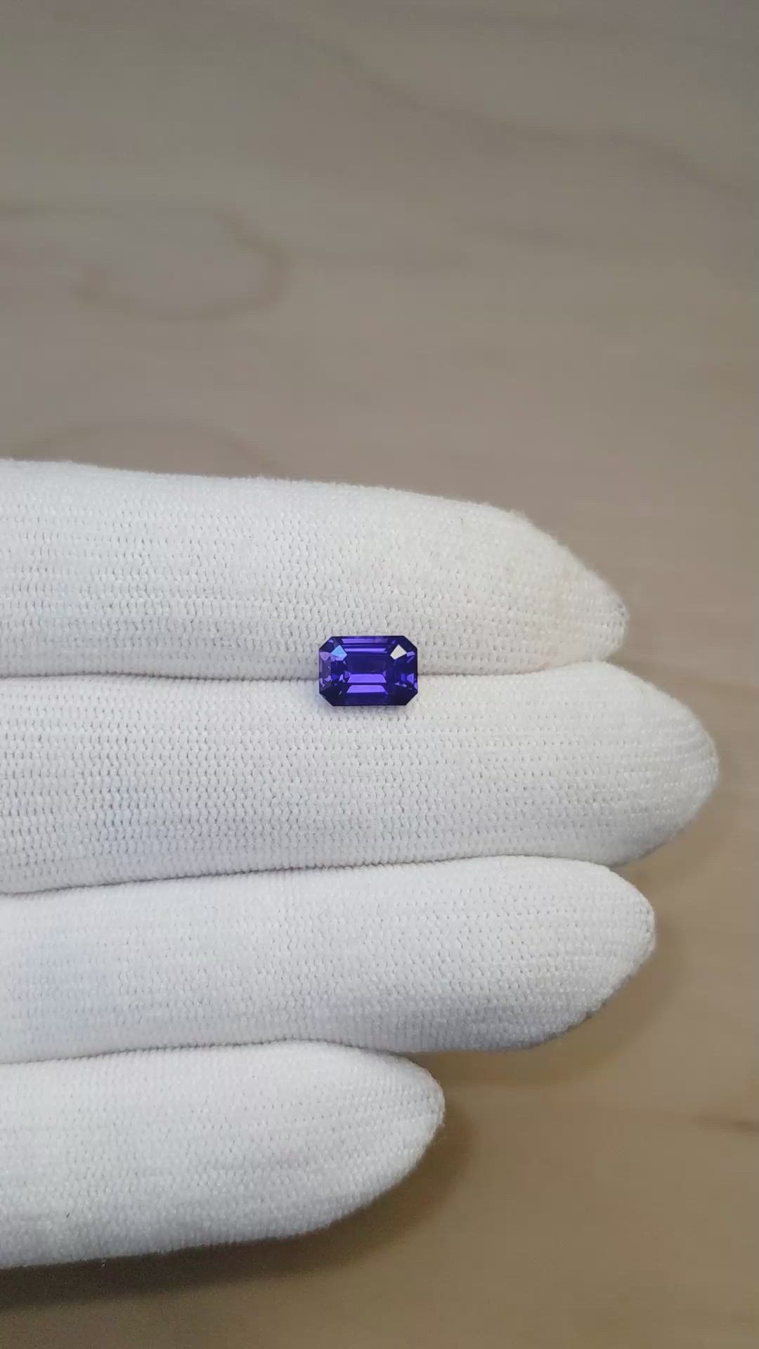 2.01 Ct. Color Change Sapphire from Ceylon (Sri Lanka) Size Video