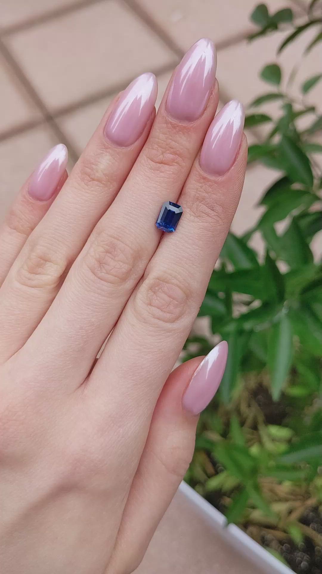 2.01 Ct. Color Change Sapphire from Ceylon (Sri Lanka) Size Video