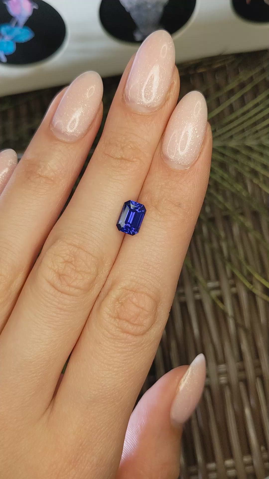 2.01 Ct. Color Change Sapphire from Ceylon (Sri Lanka) Size Video