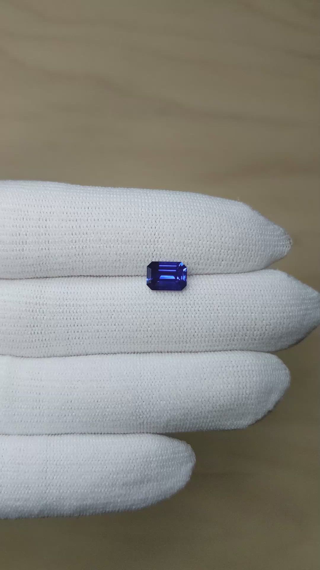2.01 Ct. Color Change Sapphire from Ceylon (Sri Lanka) Size Video