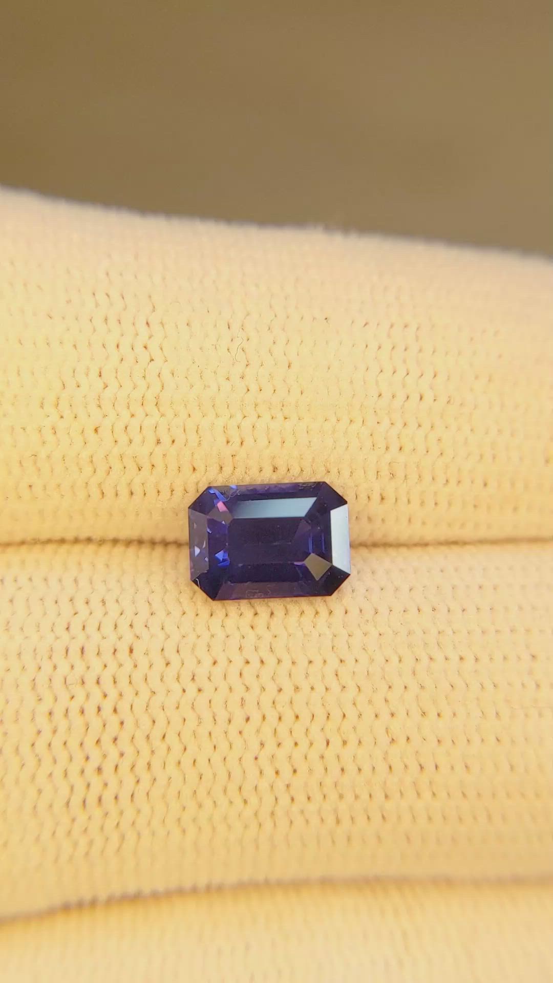2.01 Ct. Color Change Sapphire from Ceylon (Sri Lanka) Size Video