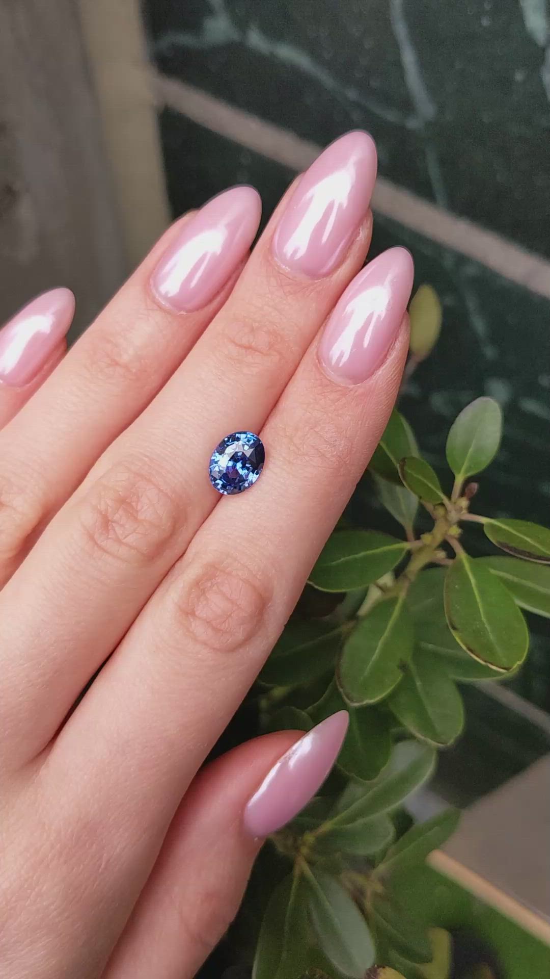 3.05 Ct. Blue Sapphire from Ceylon (Sri Lanka) Size Video