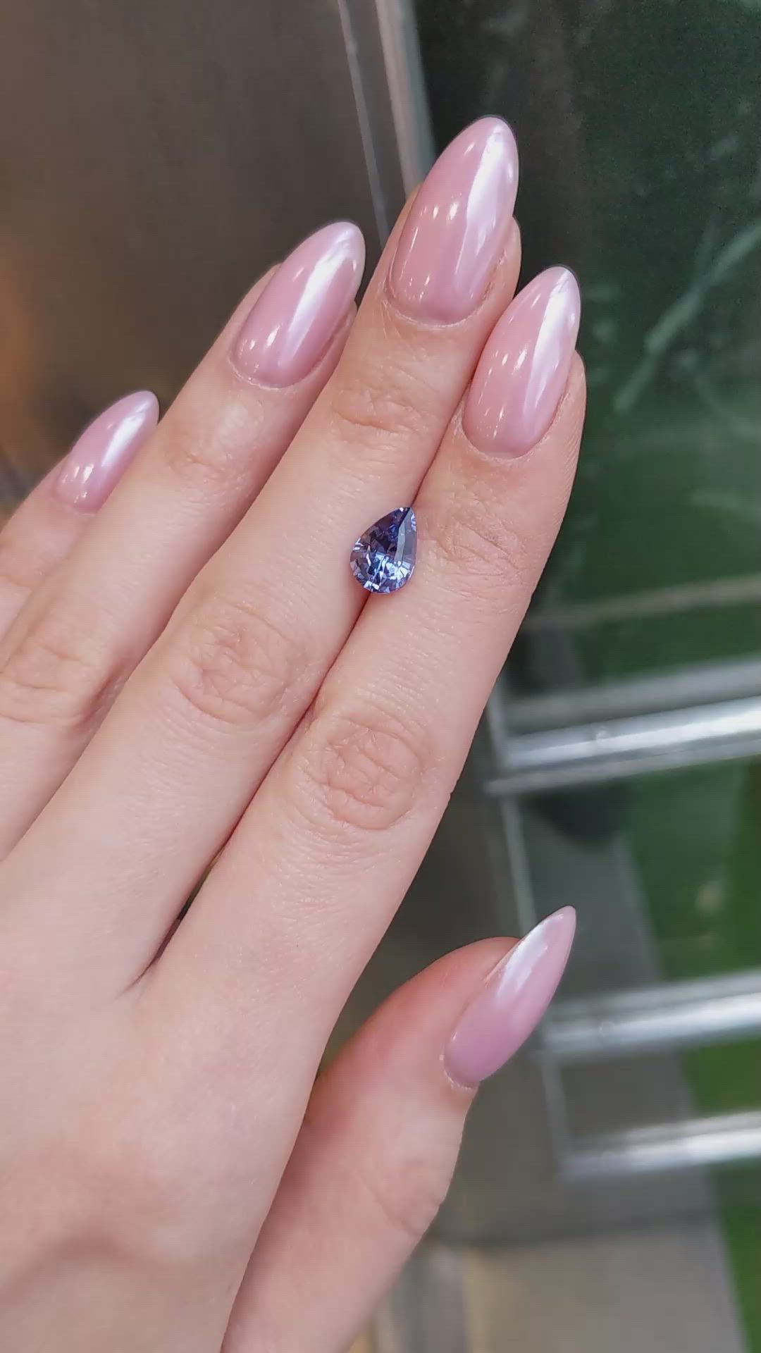 2.02 Ct. Blue Sapphire from Ceylon (Sri Lanka) Size Video