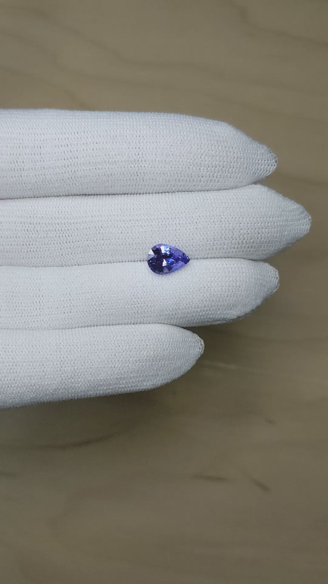 2.02 Ct. Blue Sapphire from Ceylon (Sri Lanka) Size Video