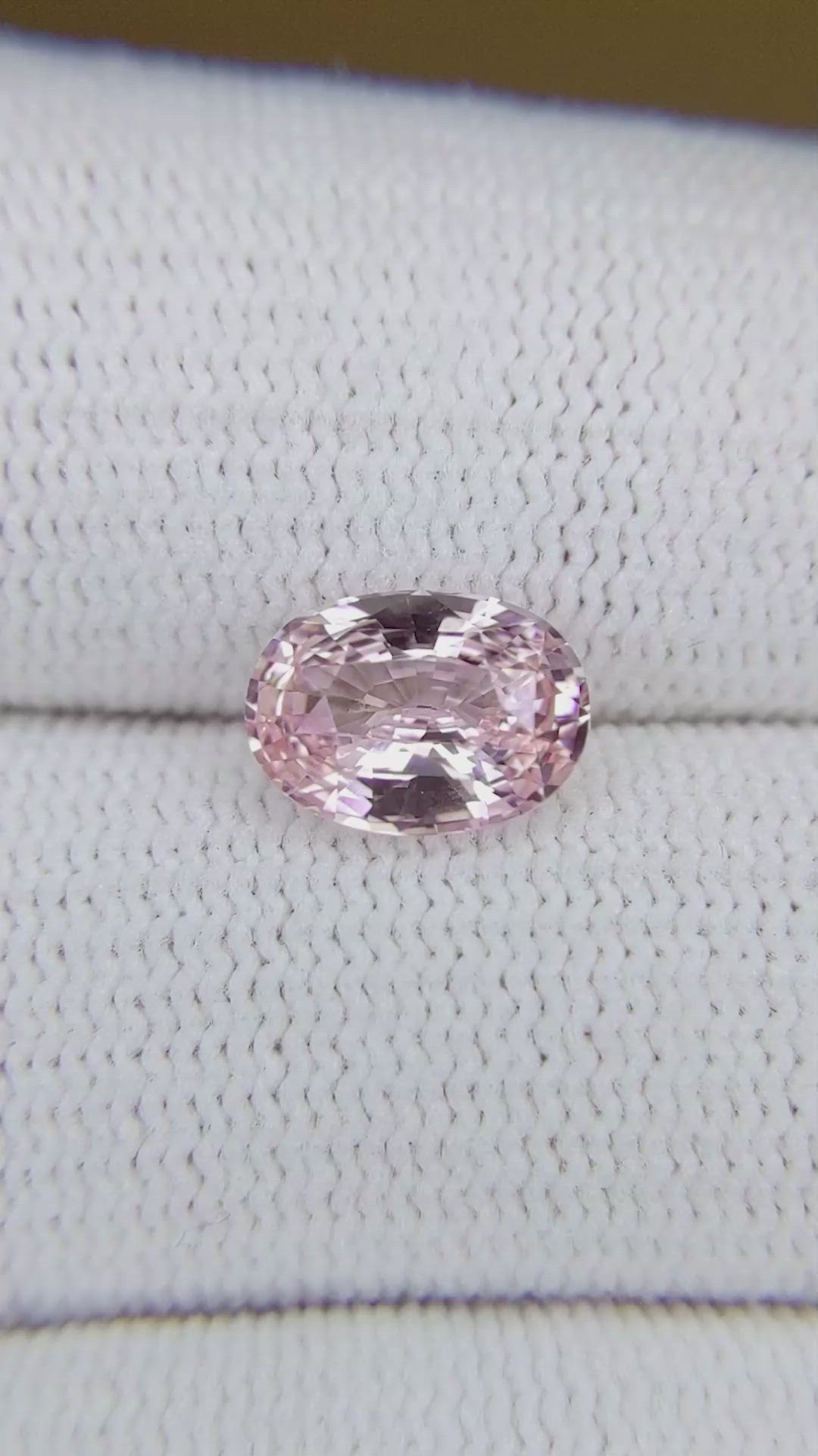 2.13 Ct. Pink Sapphire from Ceylon (Sri Lanka) Size Video