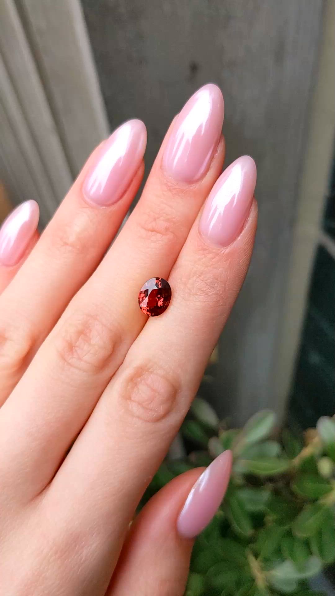 3.05 Ct. Orangish Brown Sapphire from Ceylon (Sri Lanka) Size Video