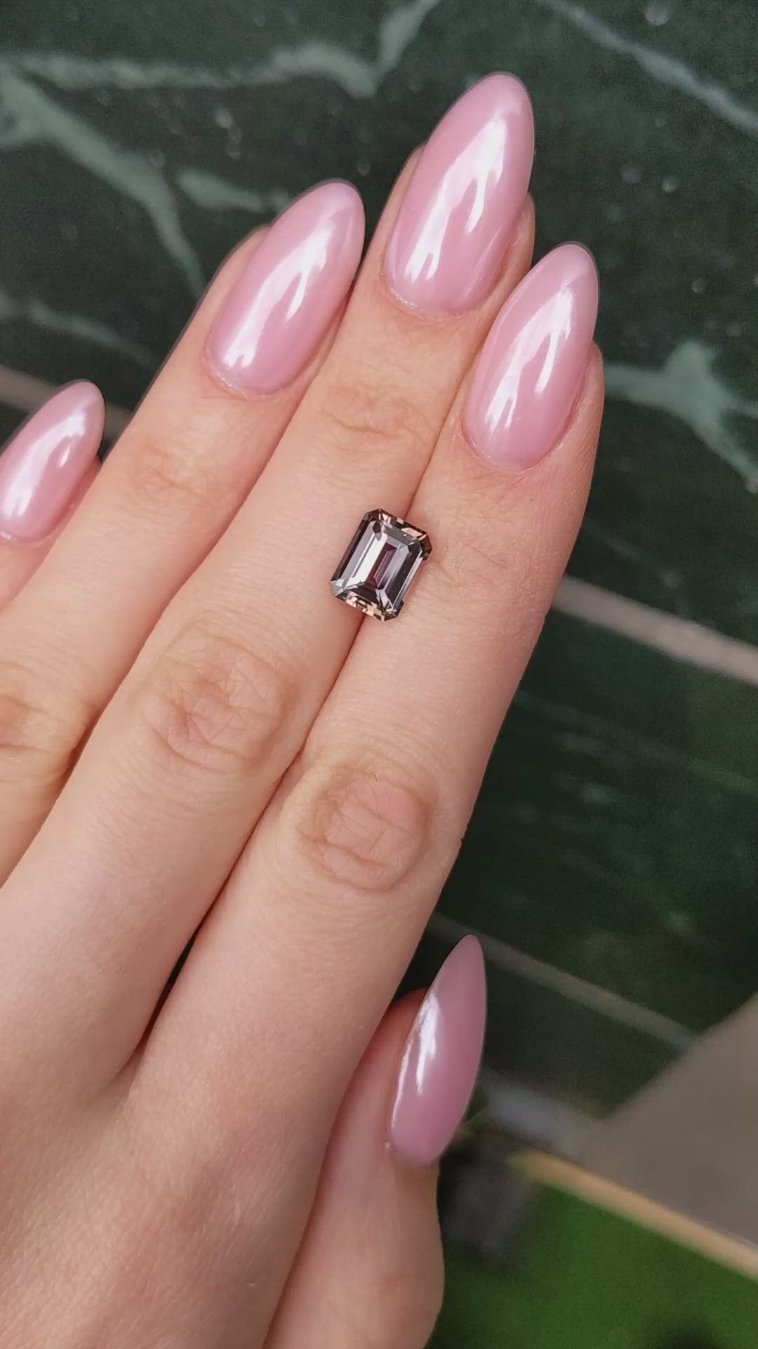 3.02 Ct. Brown Sapphire from Ceylon (Sri Lanka) Size Video