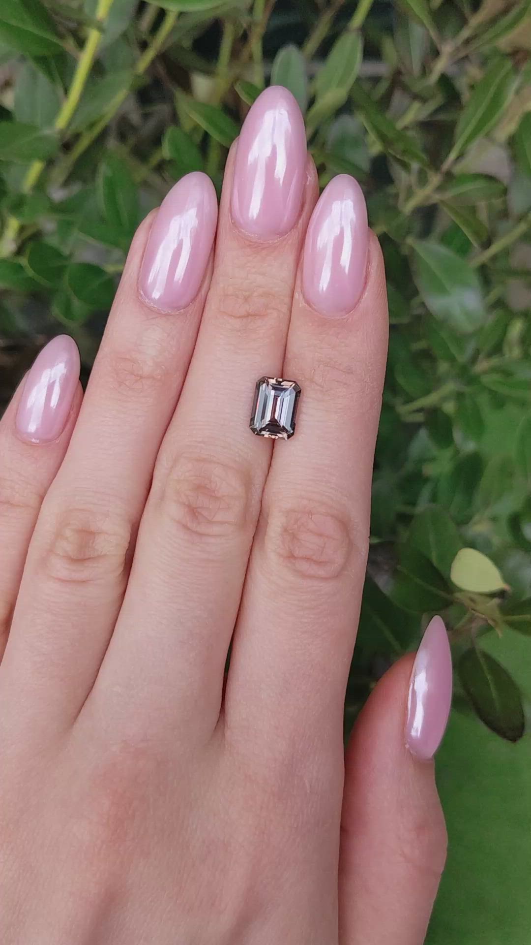 3.02 Ct. Brown Sapphire from Ceylon (Sri Lanka) Size Video