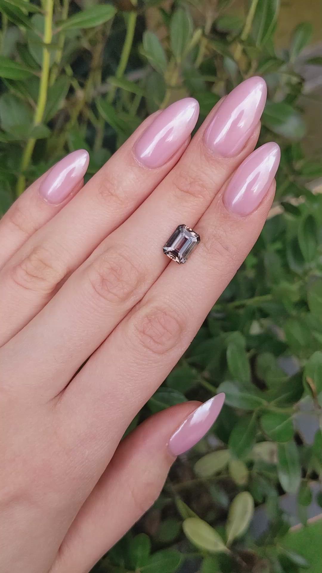 3.02 Ct. Brown Sapphire from Ceylon (Sri Lanka) Size Video