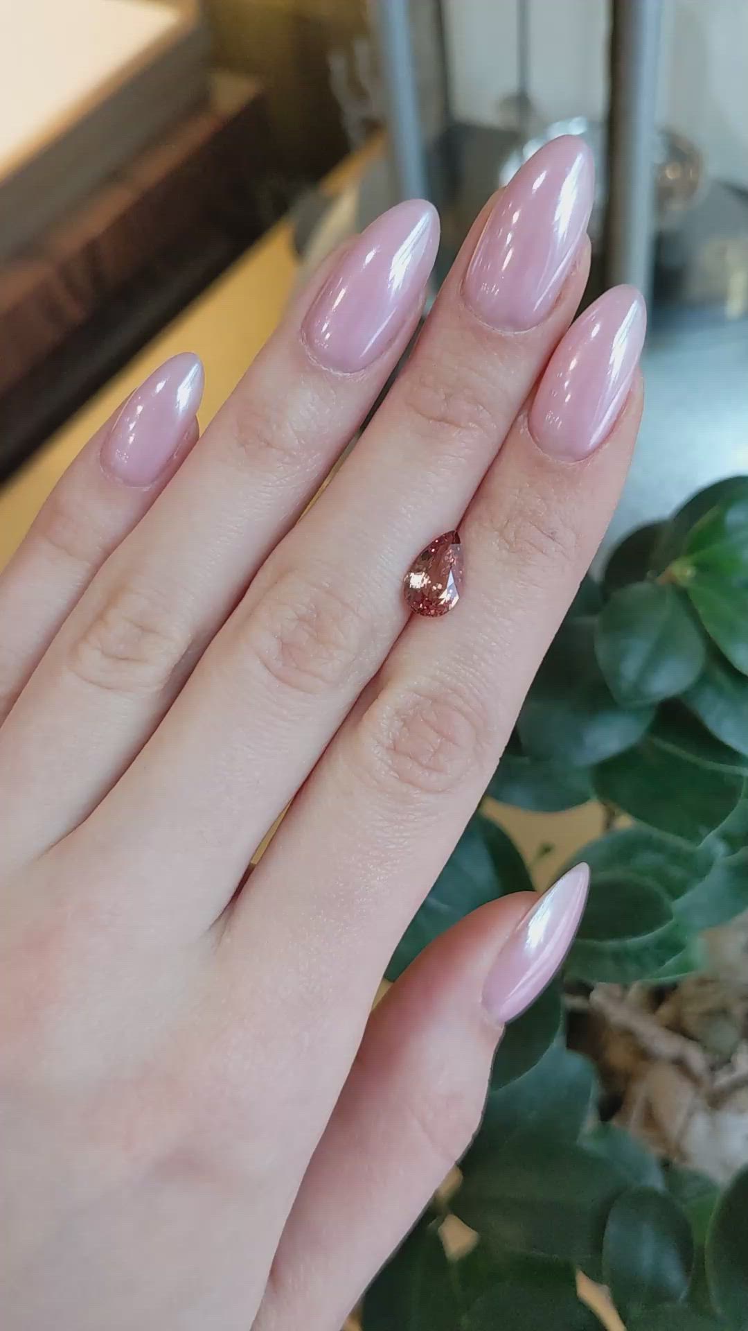 2.05 Ct. Padparadscha Sapphire from Madagascar Size Video