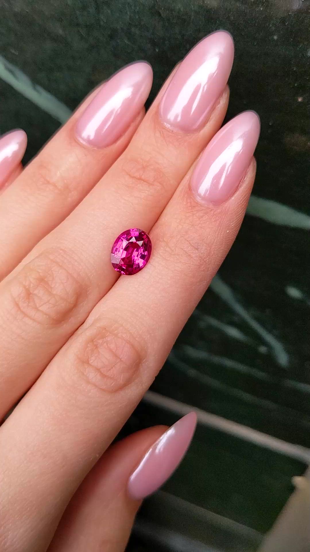 3.04 Ct. Pink Sapphire from Ceylon (Sri Lanka) Size Video