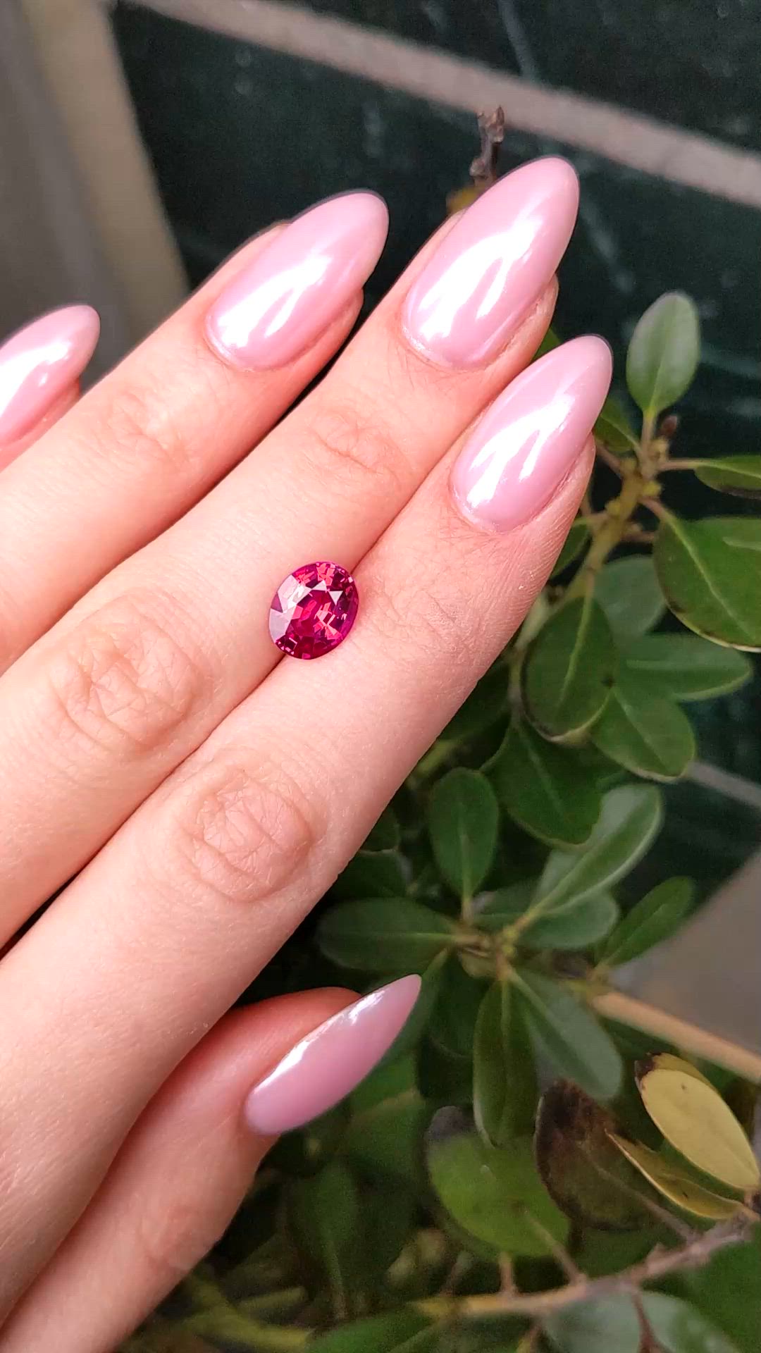 3.04 Ct. Pink Sapphire from Ceylon (Sri Lanka) Size Video