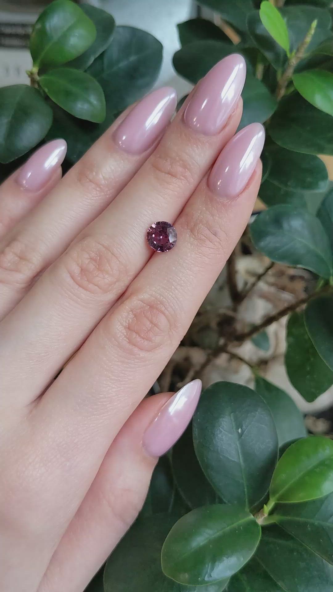 2.19 Ct. Padparadscha Sapphire from Ceylon (Sri Lanka) Size Video