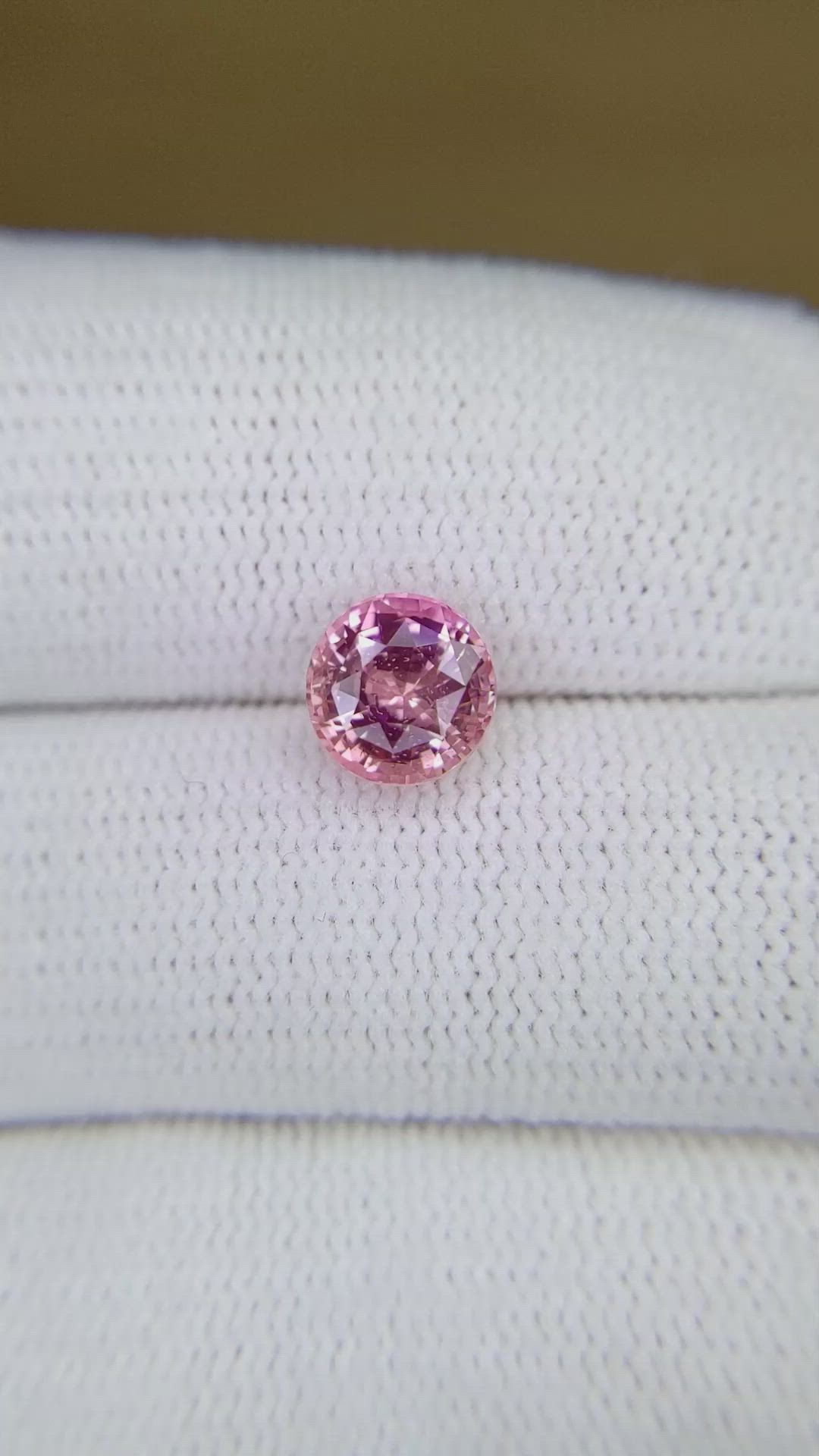 2.02 Ct. Pink Sapphire from Ceylon (Sri Lanka) Size Video