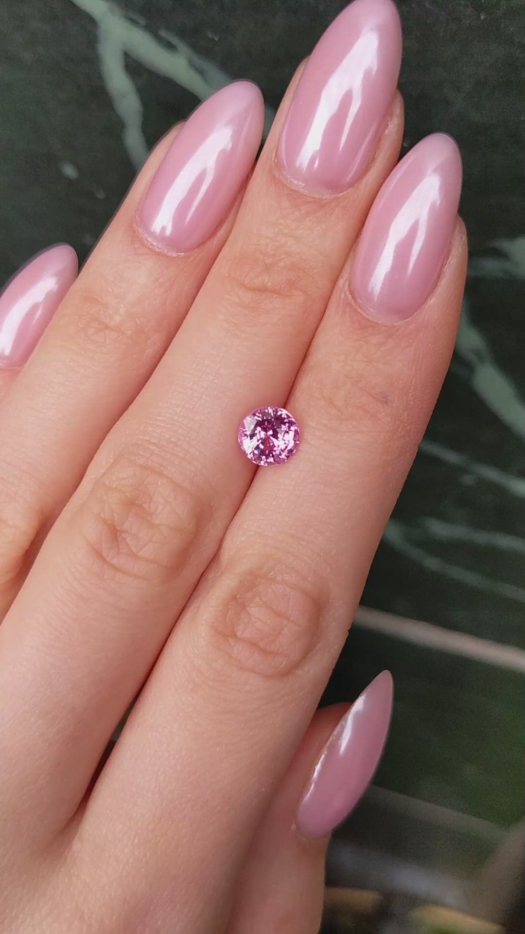 2.02 Ct. Pink Sapphire from Ceylon (Sri Lanka) Size Video
