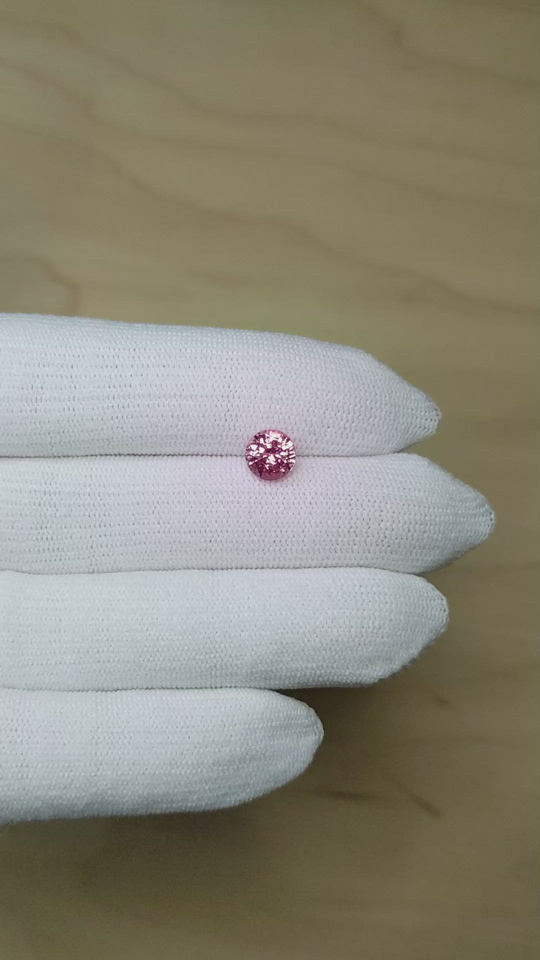 2.02 Ct. Pink Sapphire from Ceylon (Sri Lanka) Size Video