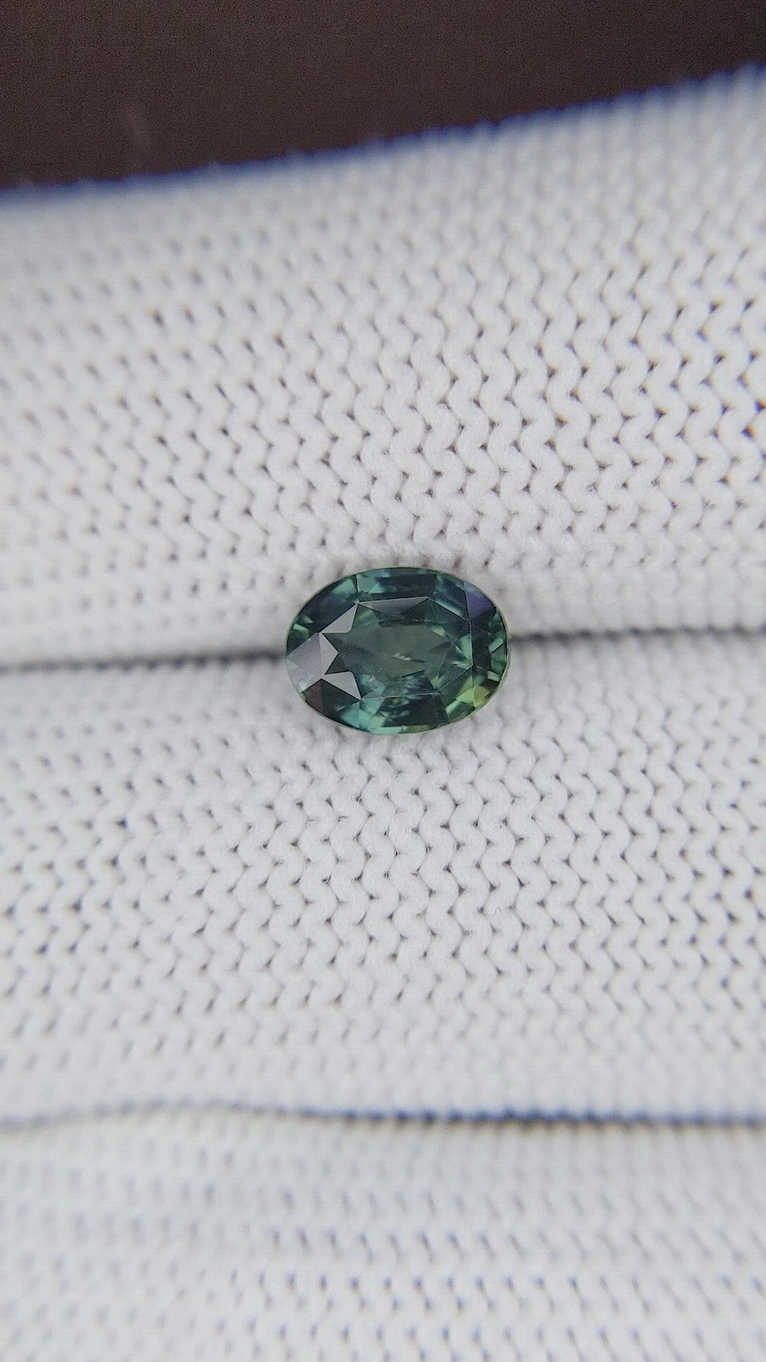 1.73 Ct. Bluish Green Sapphire from Tanzania Size Video