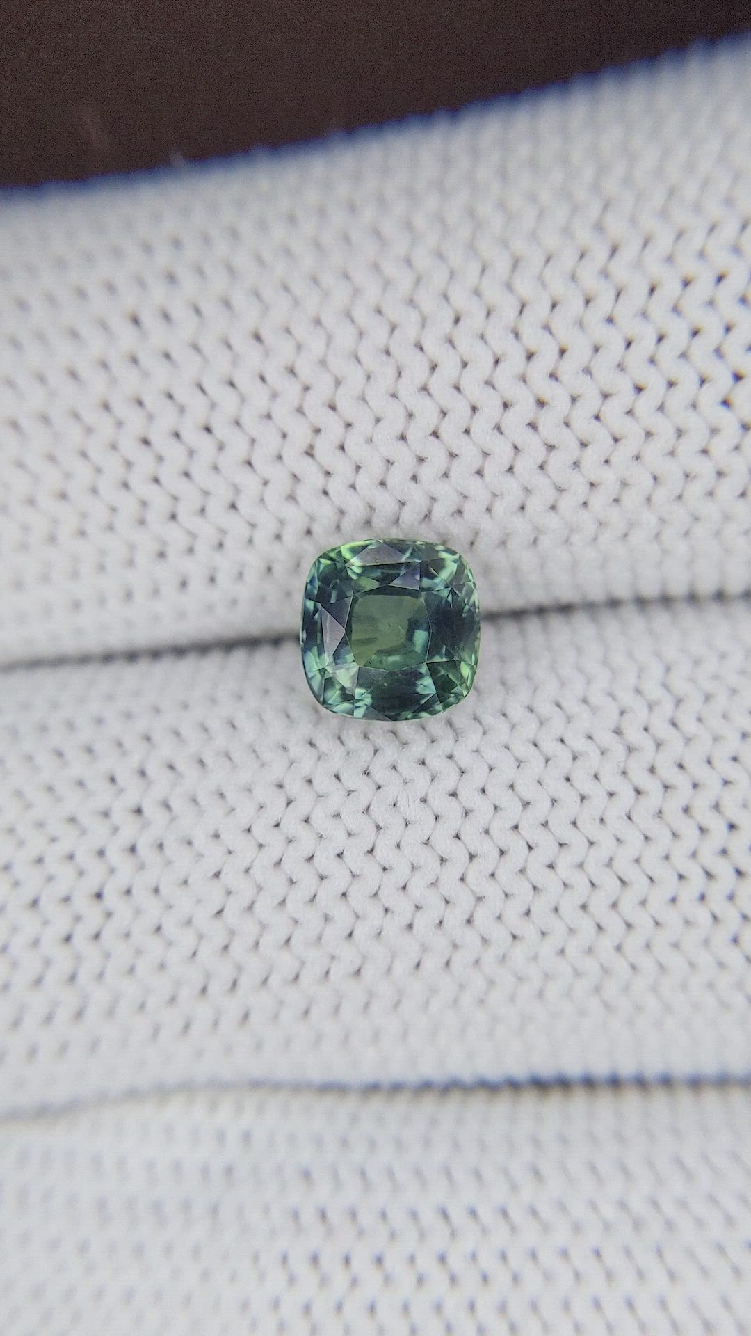2.05 Ct. Bluish Green Sapphire from Tanzania Size Video