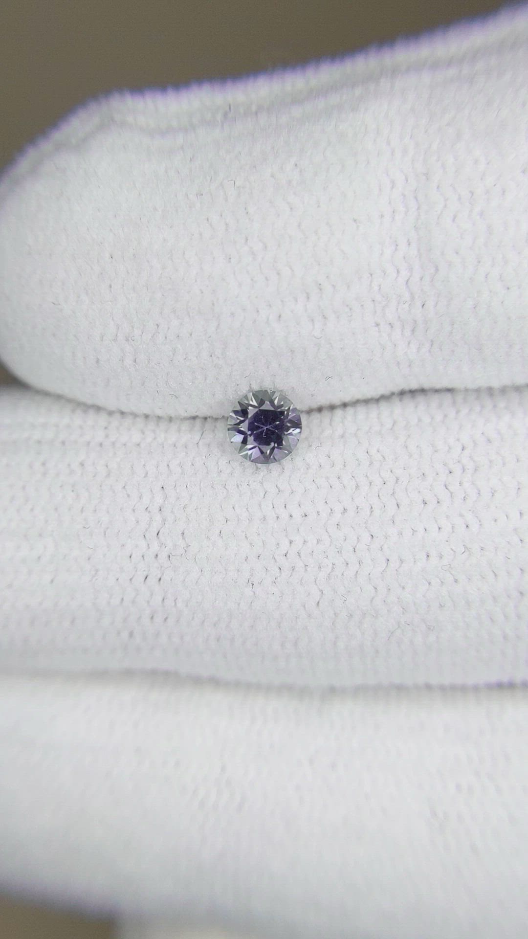 0.35 Ct. Bluish Grey Sapphire from Montana Size Video