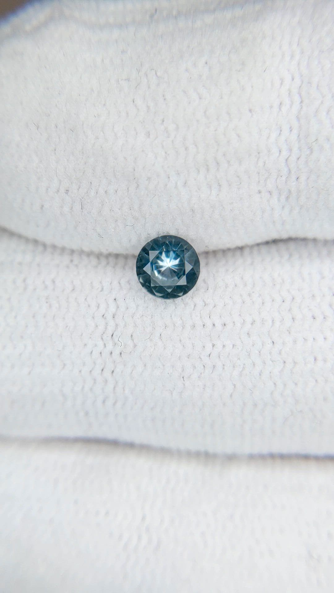 0.39 Ct. Blue Sapphire from Montana Size Video