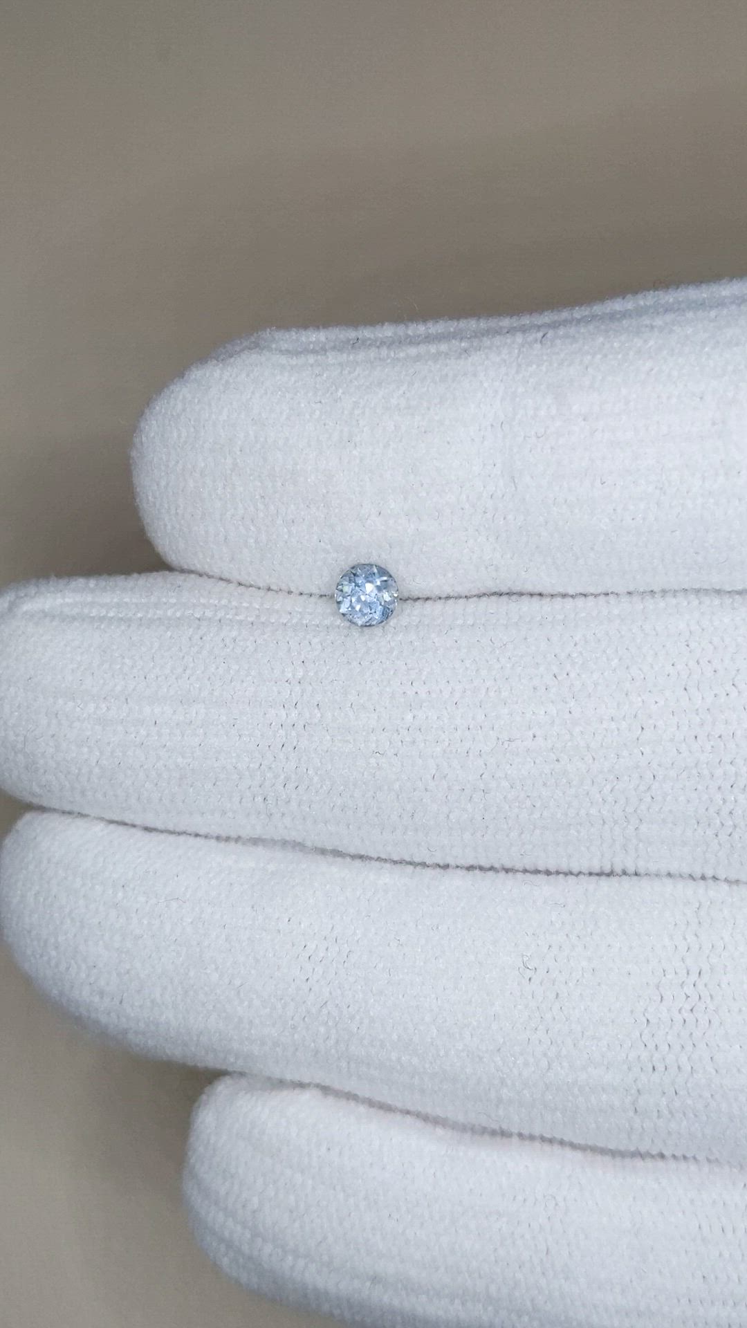 0.31 Ct. Bluish Green Sapphire from Montana Size Video