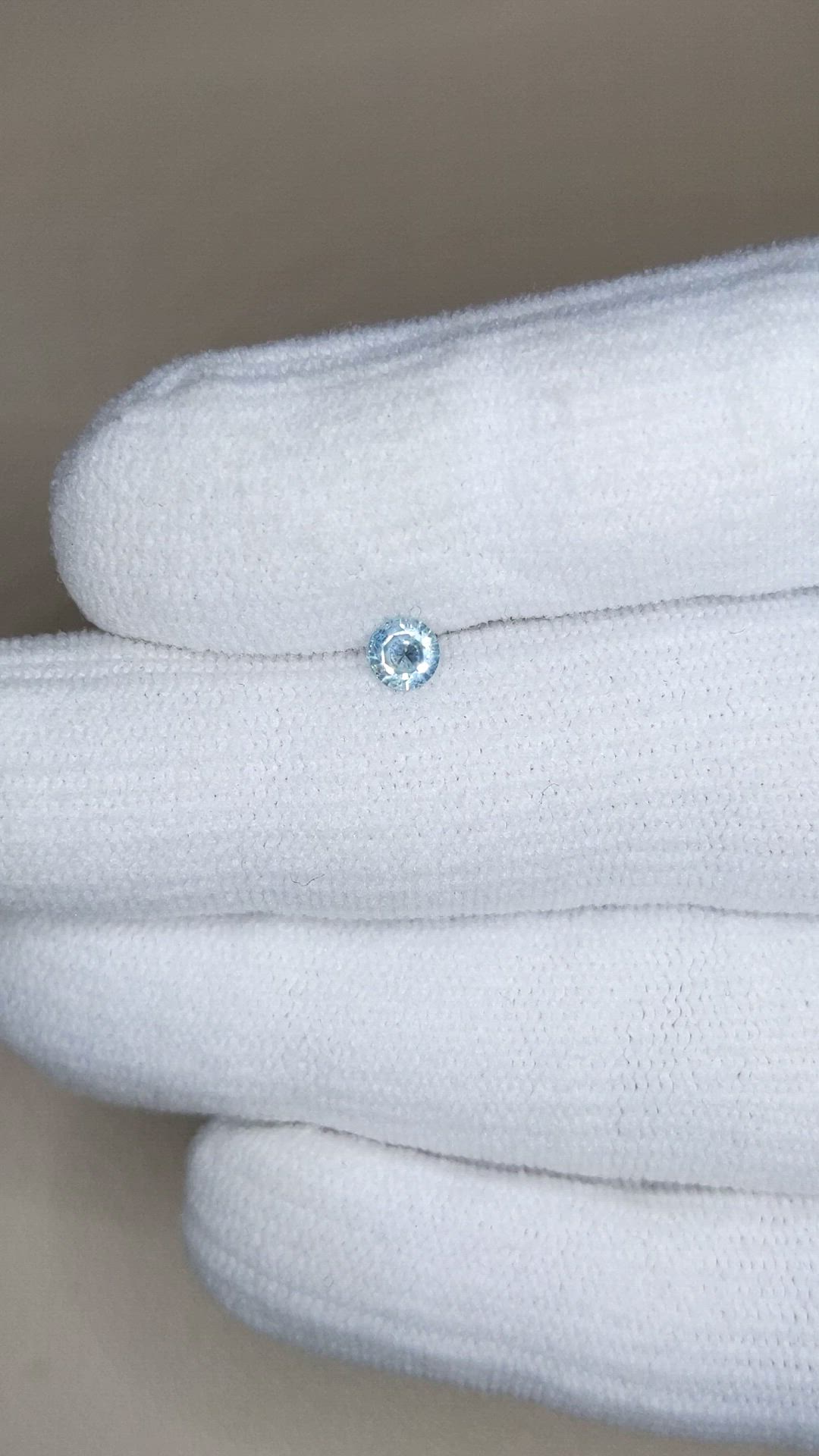 0.27 Ct. Blue Sapphire from Montana Size Video
