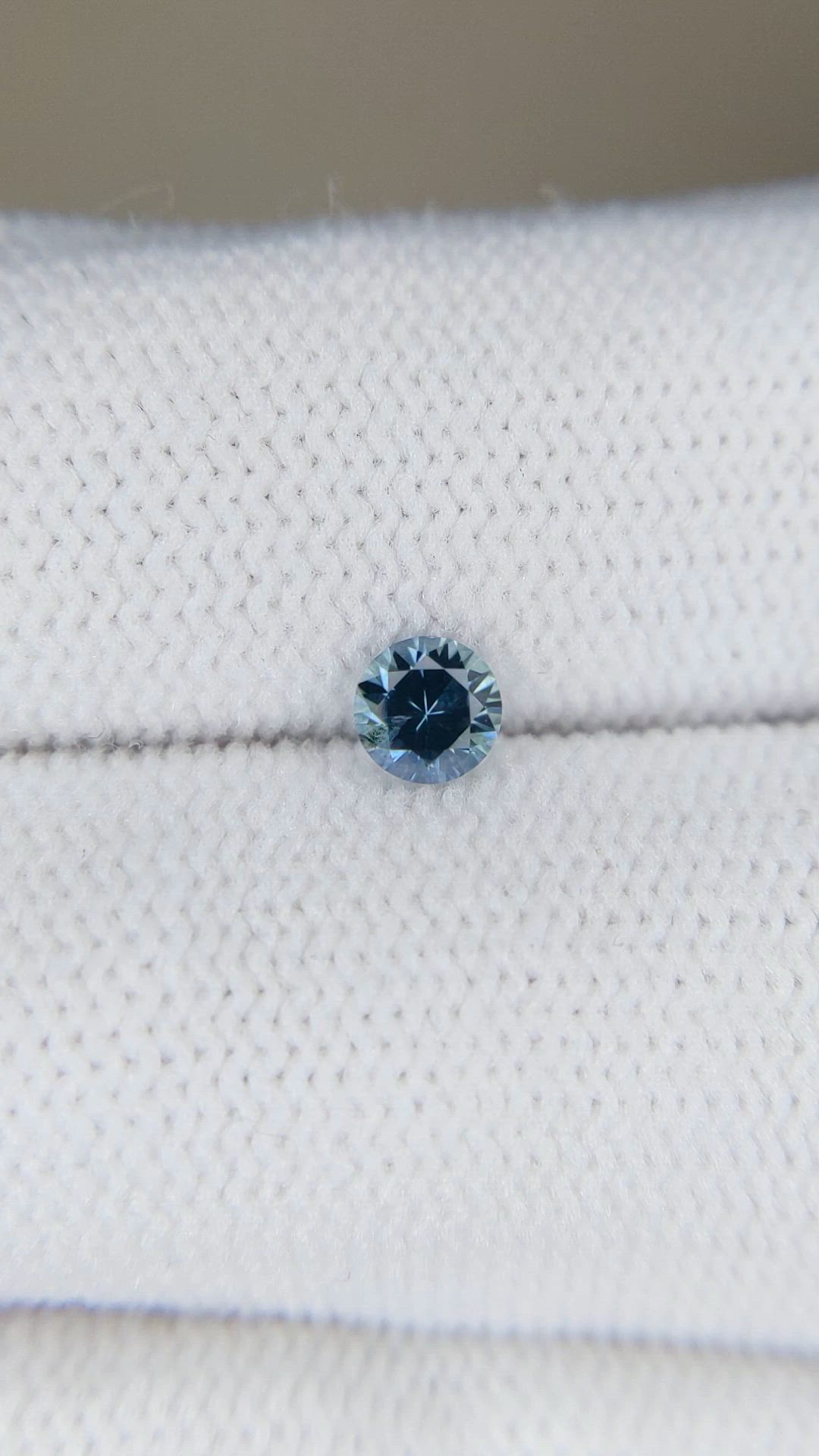 0.29 Ct. Blue Sapphire from Montana Size Video