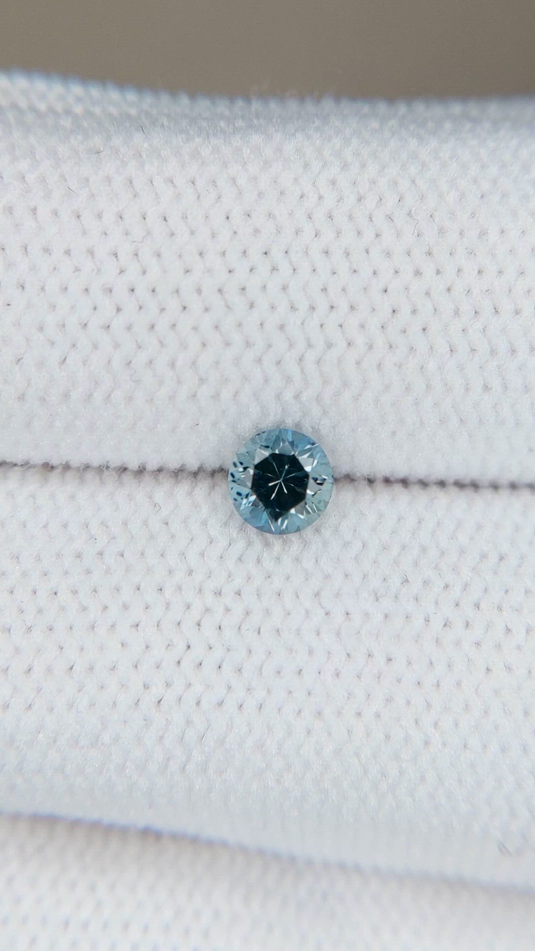 0.38 Ct. Bluish Green Sapphire from Montana Size Video