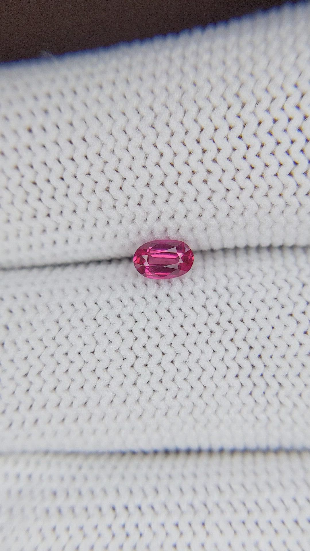 0.35 Ct. Pink Sapphire from Tanzania Size Video