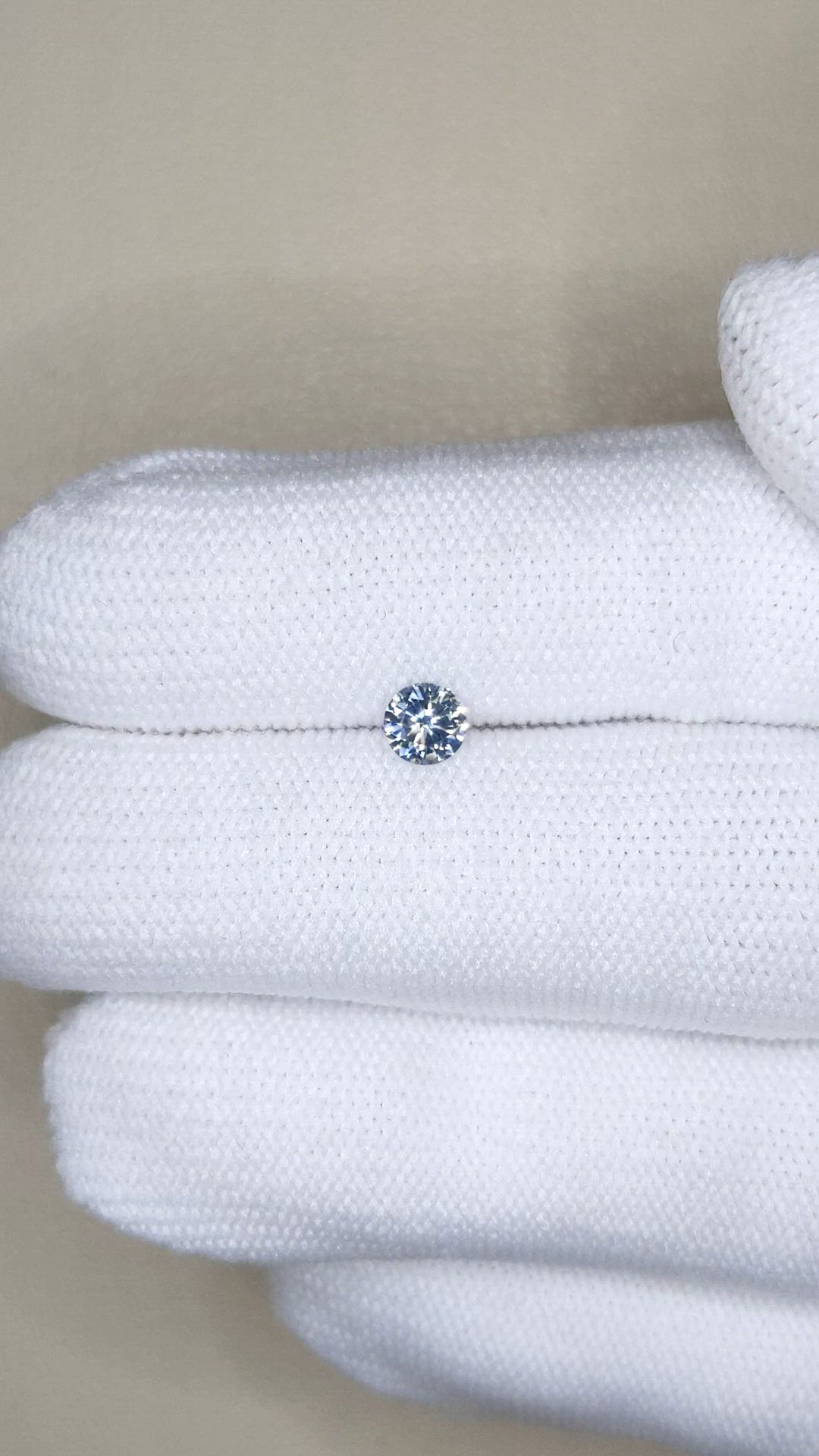 0.36 Ct. Blue Sapphire from Montana Size Video