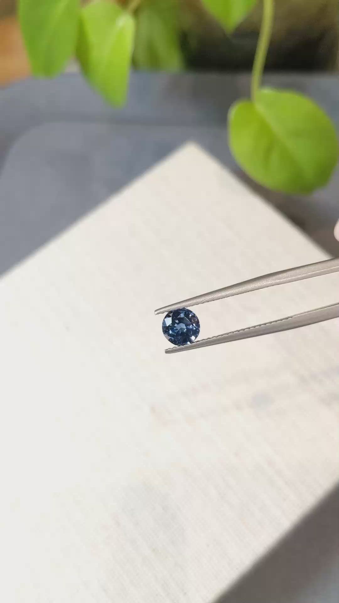 1.09 Ct. Blue Sapphire from Ceylon (Sri Lanka) Size Video