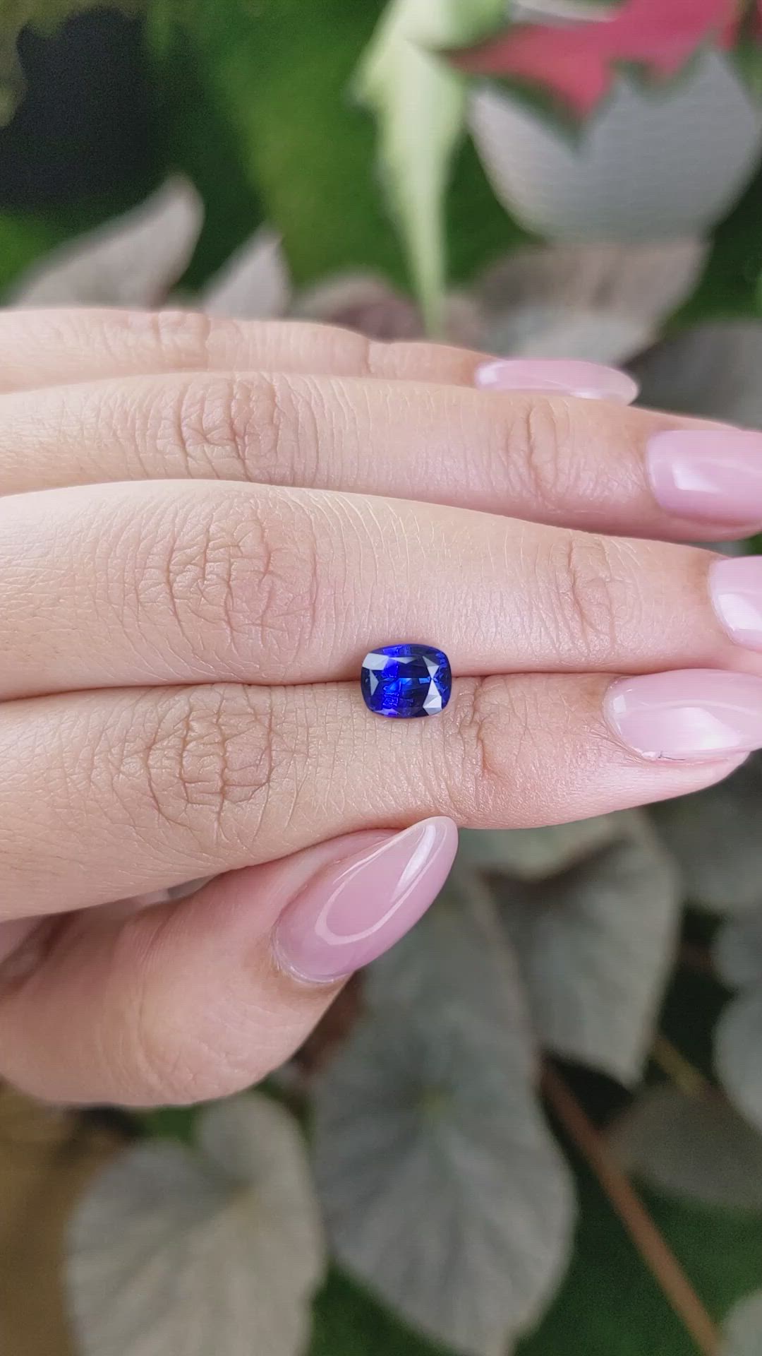 1.69 Ct. Blue Sapphire from Ceylon (Sri Lanka) Size Video